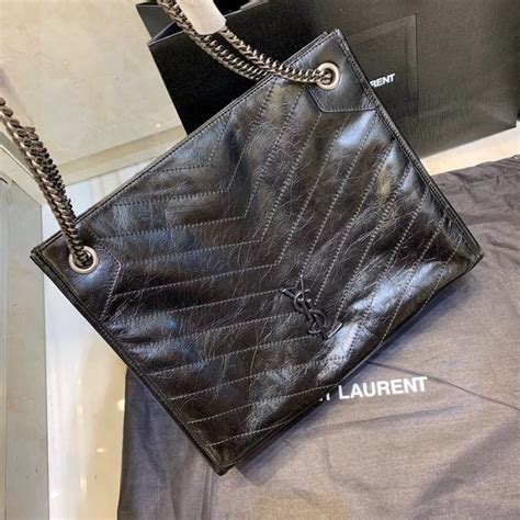 ysl niki medium black|ysl niki tote.